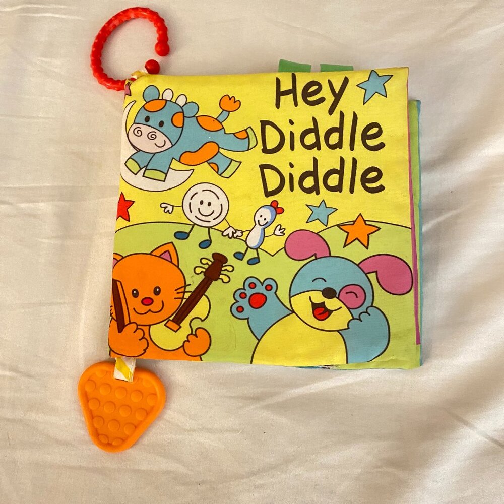 Hey Diddle Diddle Soft Fabric Activity / Sensory Book for Kids - Toddlers